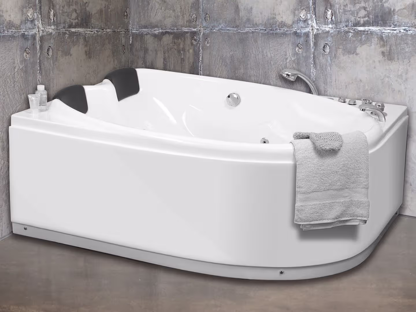 1003 Comfort indendørs spa, venstredrejet i badevaerelse. | SPA Kompaniet