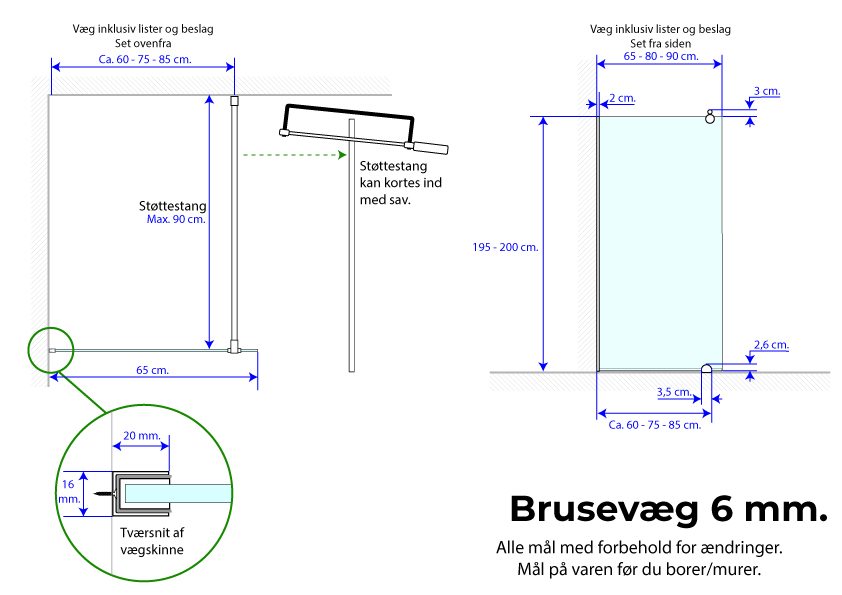 Classic brusevæg - Billede 2