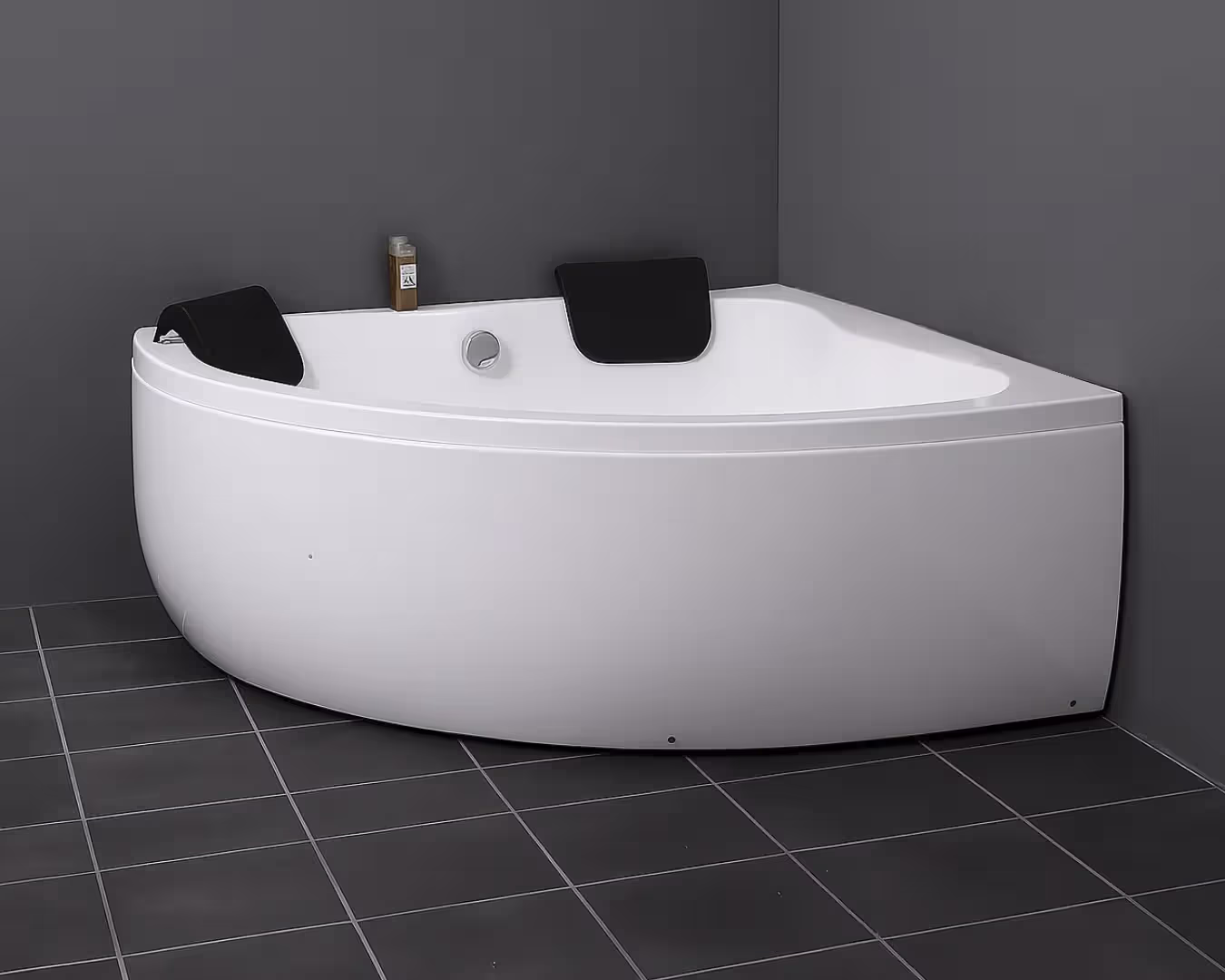 1018 Freedom inomhusspa 140 cm i badrumsmiljö. Från SPA Kompaniet.