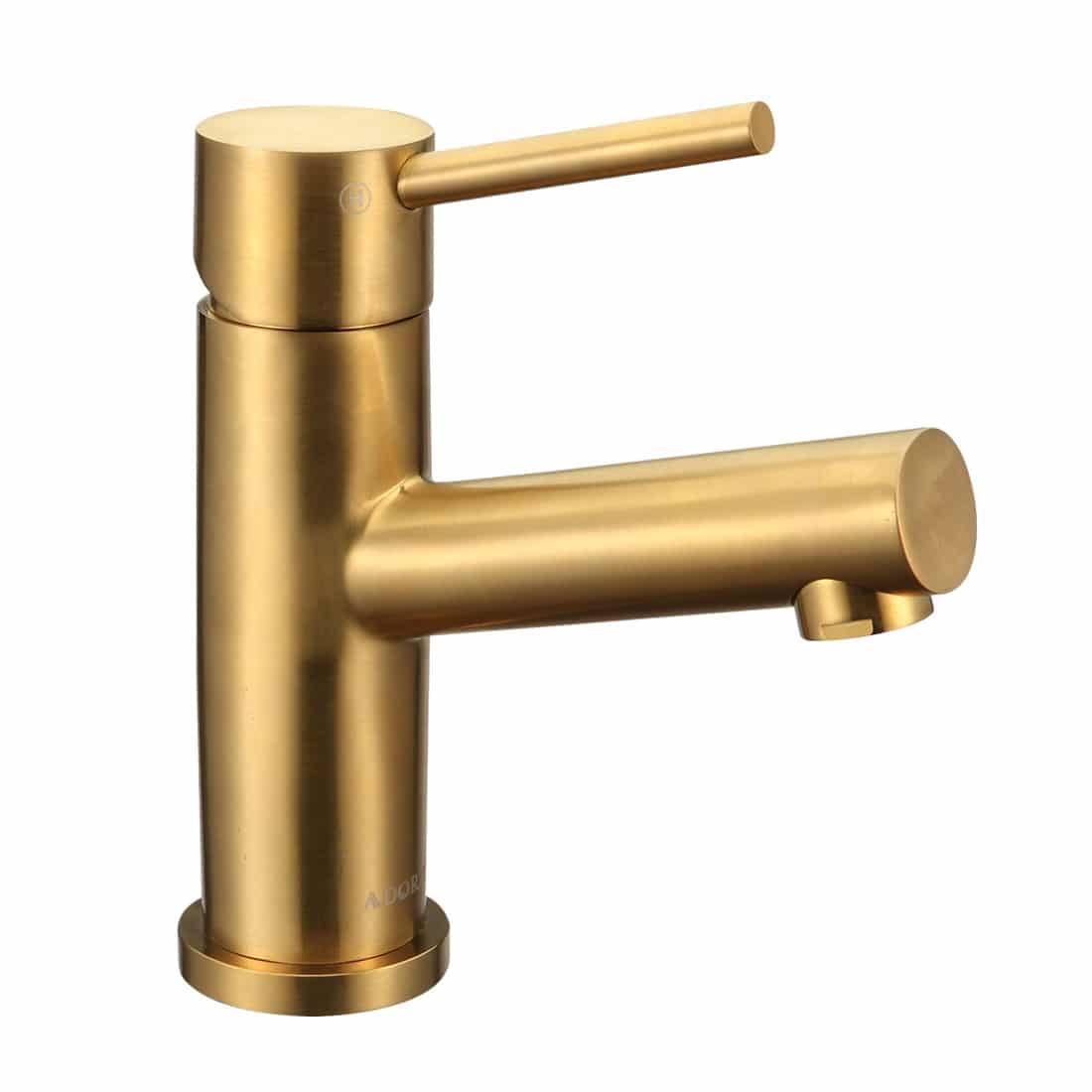 5763 Nostalgi vandhane, børstet guld. Fra SPA Kompaniet.