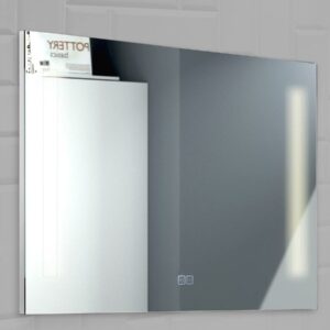 5438 Slimline antidug spejl med LED lys 90x70 cm Fra SPA Kompaniet