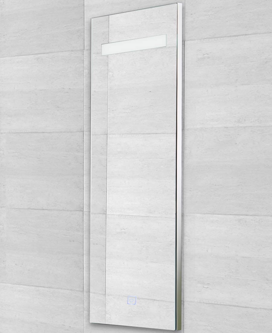 5412 Slimline spejl 100x42 cm. med LED lys. Fra SPA Kompaniet