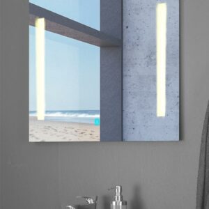 5415 Slimline spejl 80x60 cm. med LED lys. Fra SPA Kompaniet
