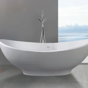 Toscana RockSolid stenbadekar i badeværelsesmiljø. Fra SPA Kompaniet.