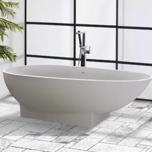 RockSolid Stenbadekar Venezia 180 6532 i et badeværelsesmiljø. Fra SPA Kompaniet