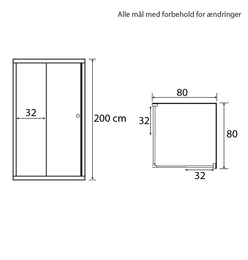 Easy way brusehjørne 200x90 - Billede 2