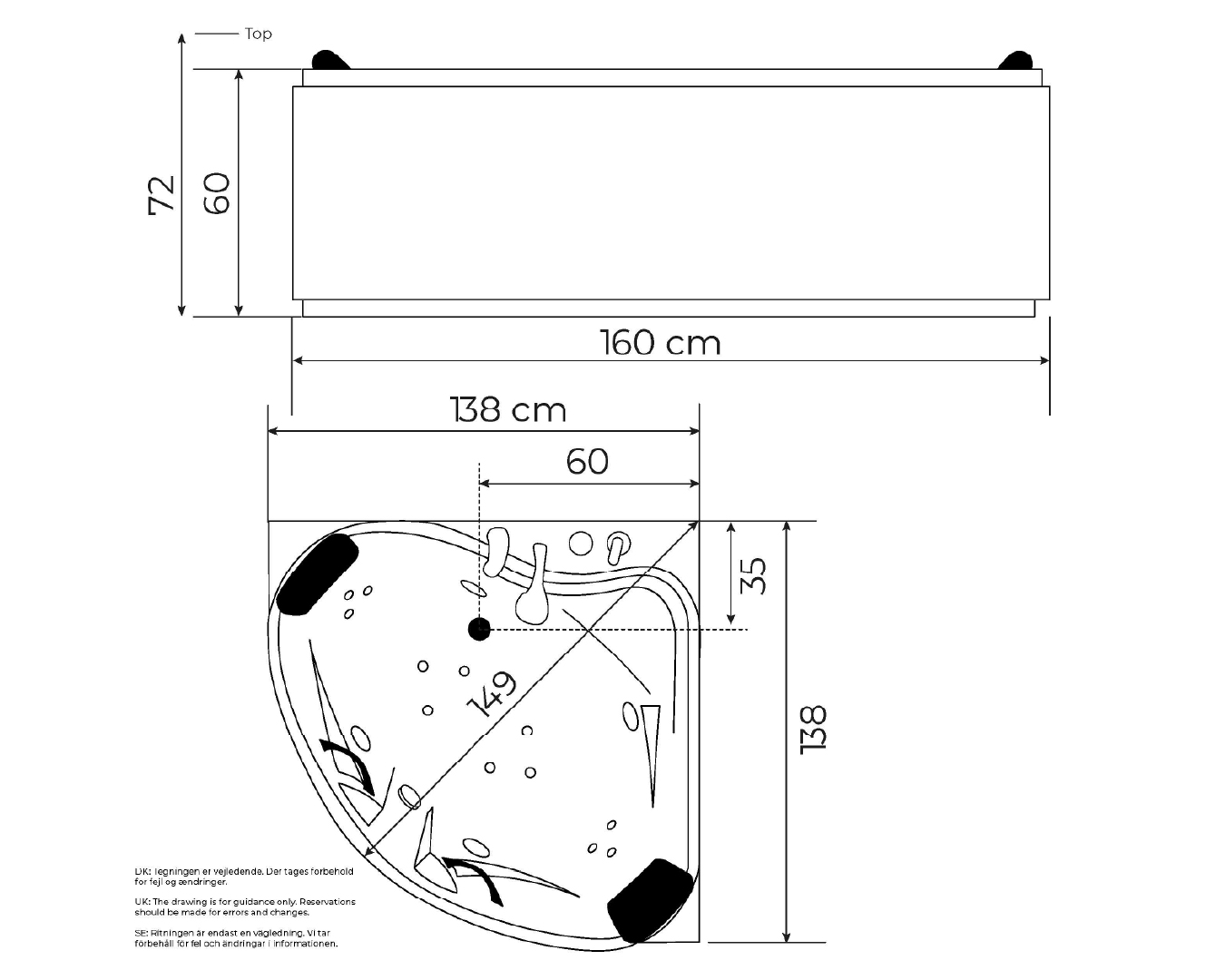 Breeze indespa 138 cm - Billede 5