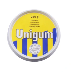 250 gram Unigum sanitetskit för tätning av avlopp. Från SPA Kompaniet.