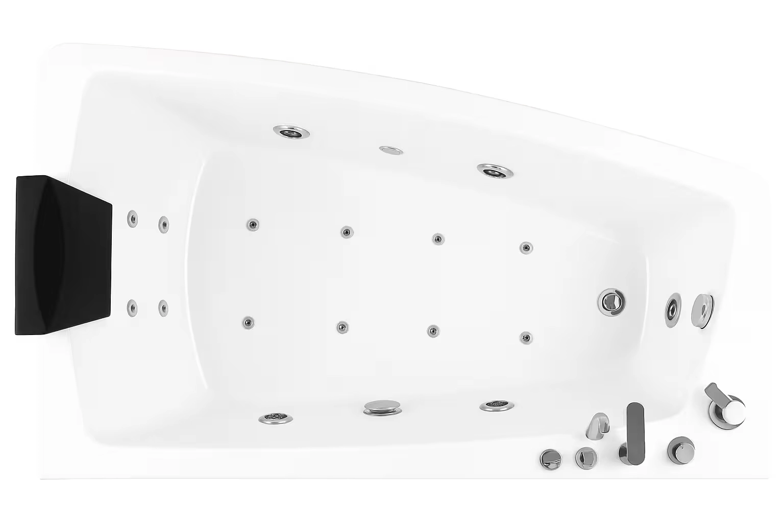 Topbillede af 1028 Dynamic 151 cm spabad, højredrejet | SPA Kompaniet