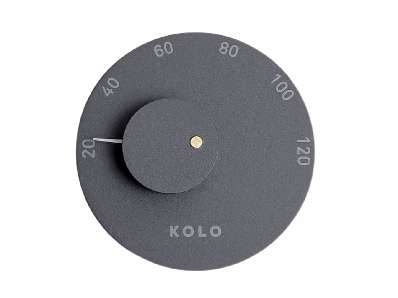 6442 Kolo termometer typ 2 i svart, för bastu. |SPA Company