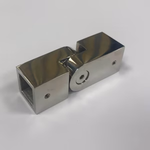 8425 Justerbart hörnfäste för 15 x 15 mm fyrkantig stödstång, i krom. | SPA Company.