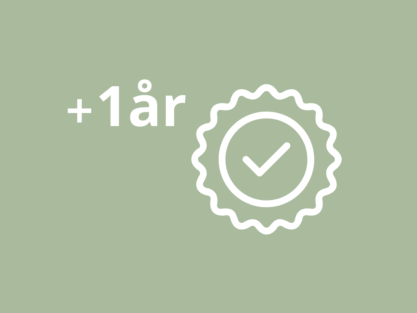 1 års ekstra garanti