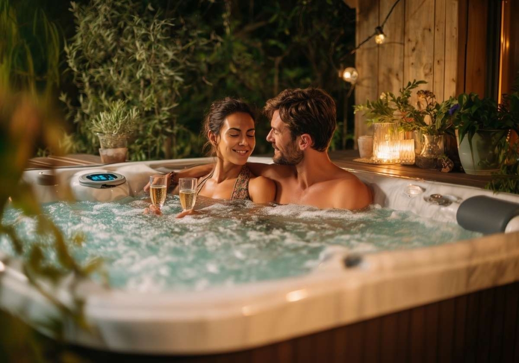 Barbados udespa med åbent design uden formstøbte sæder perfekt til socialt samvær i haven