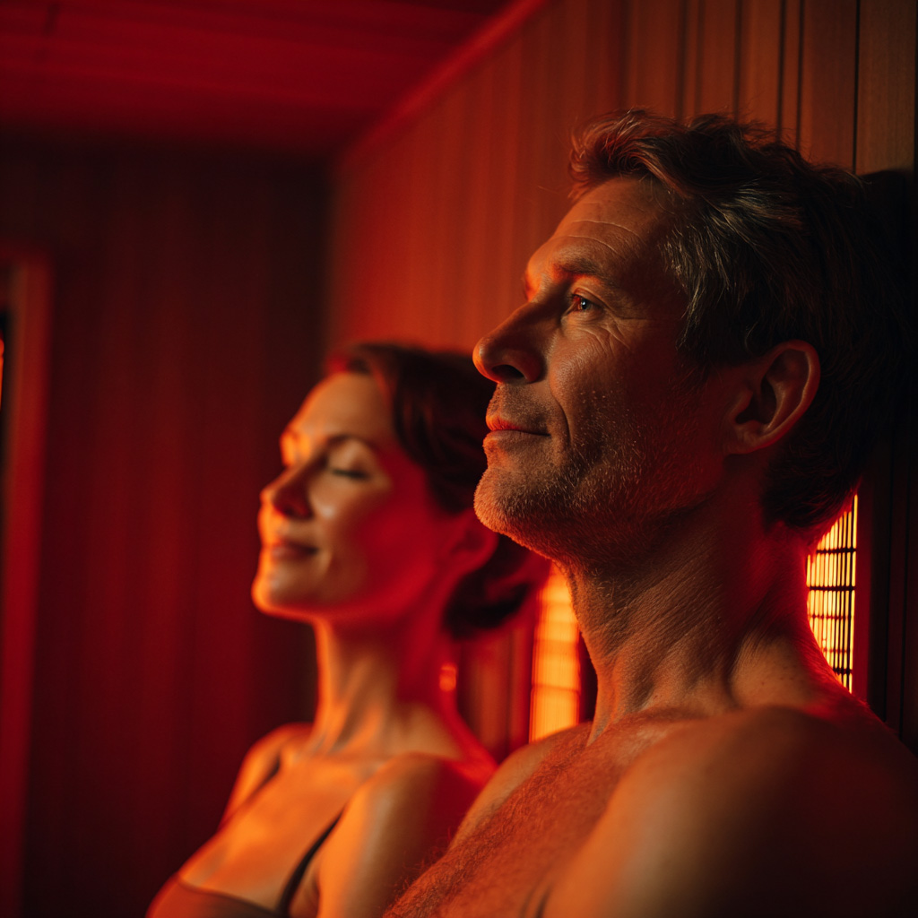 Infrarød sauna til hjemmebrug der giver dyb varme og fremmer restitution og afslapning