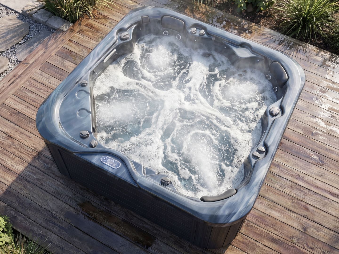 Black Pearl utomhusspa – svart - Bild 3