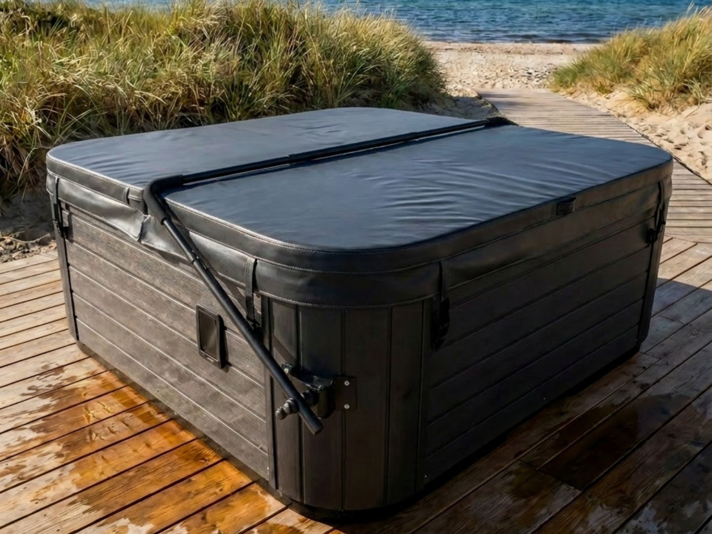 Coverholder til udespa (Hjørnemonteret) - Billede 2