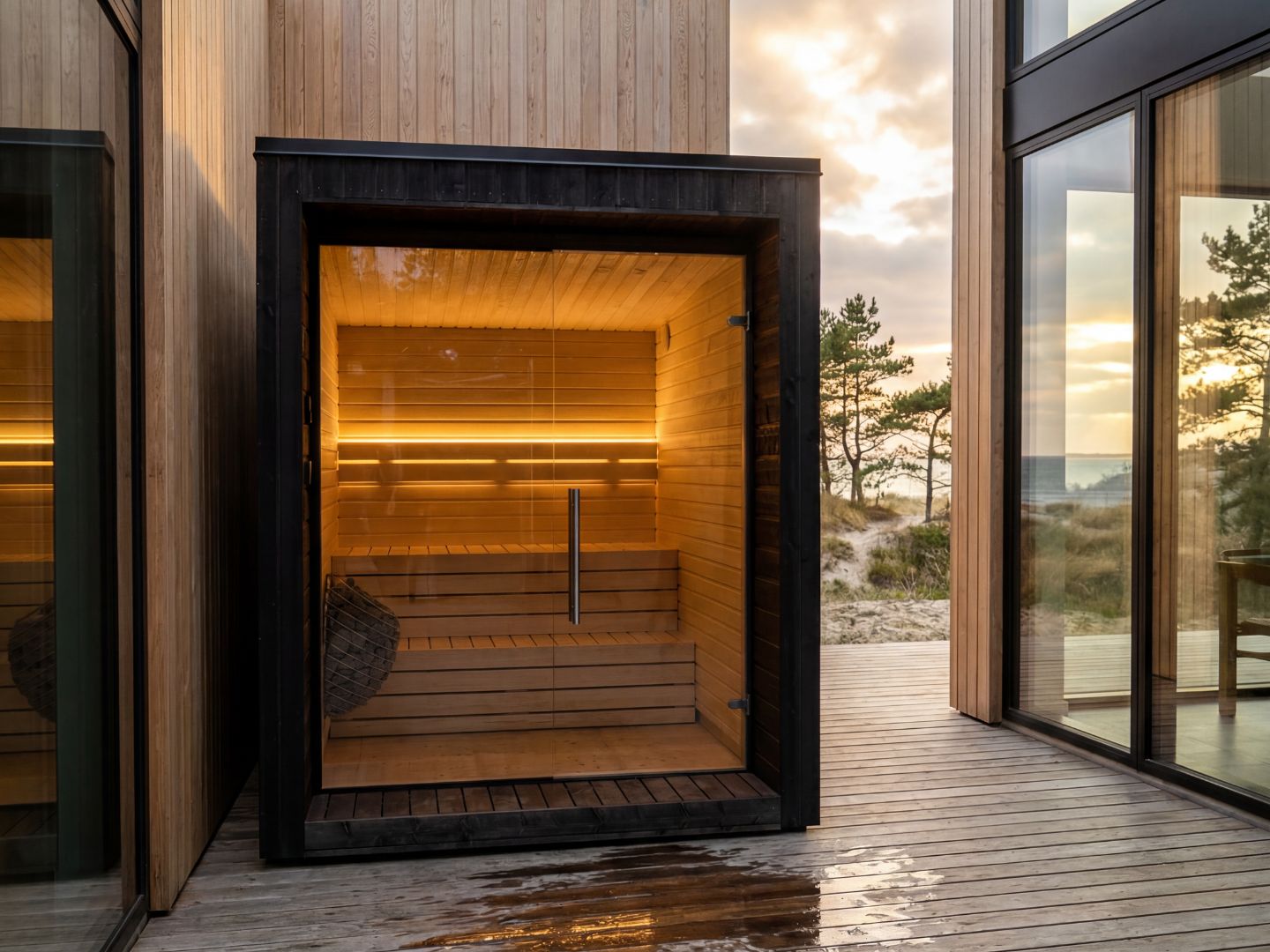 Fjord sauna_udendørs sauna_spa kompagniet