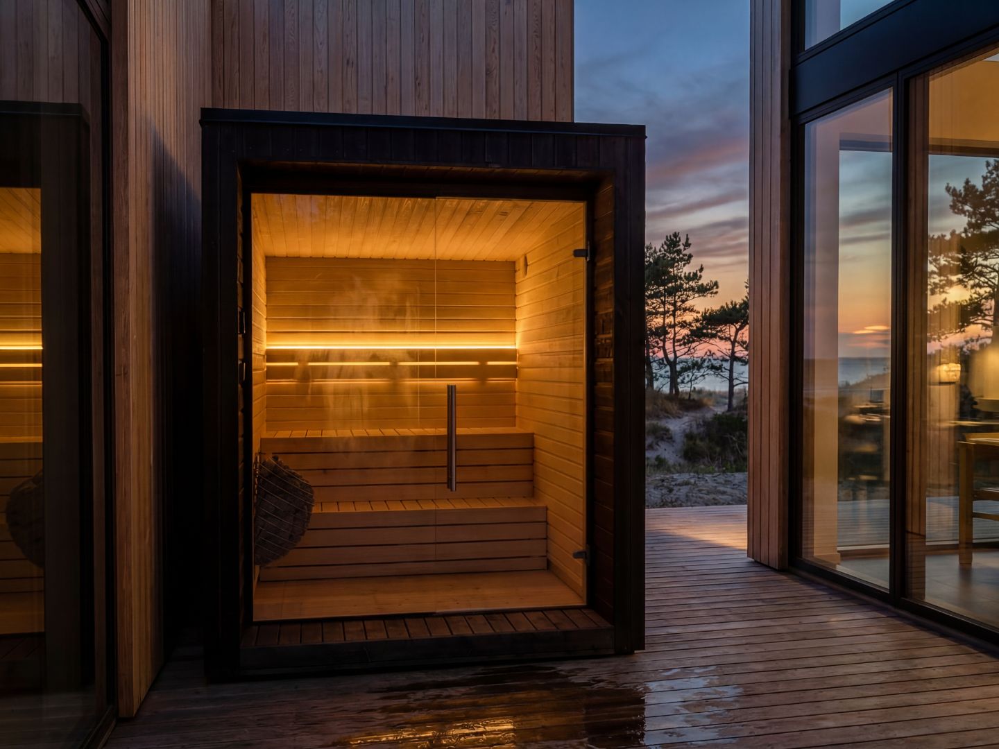 Fjord sauna_udendørs sauna_spa kompagniet