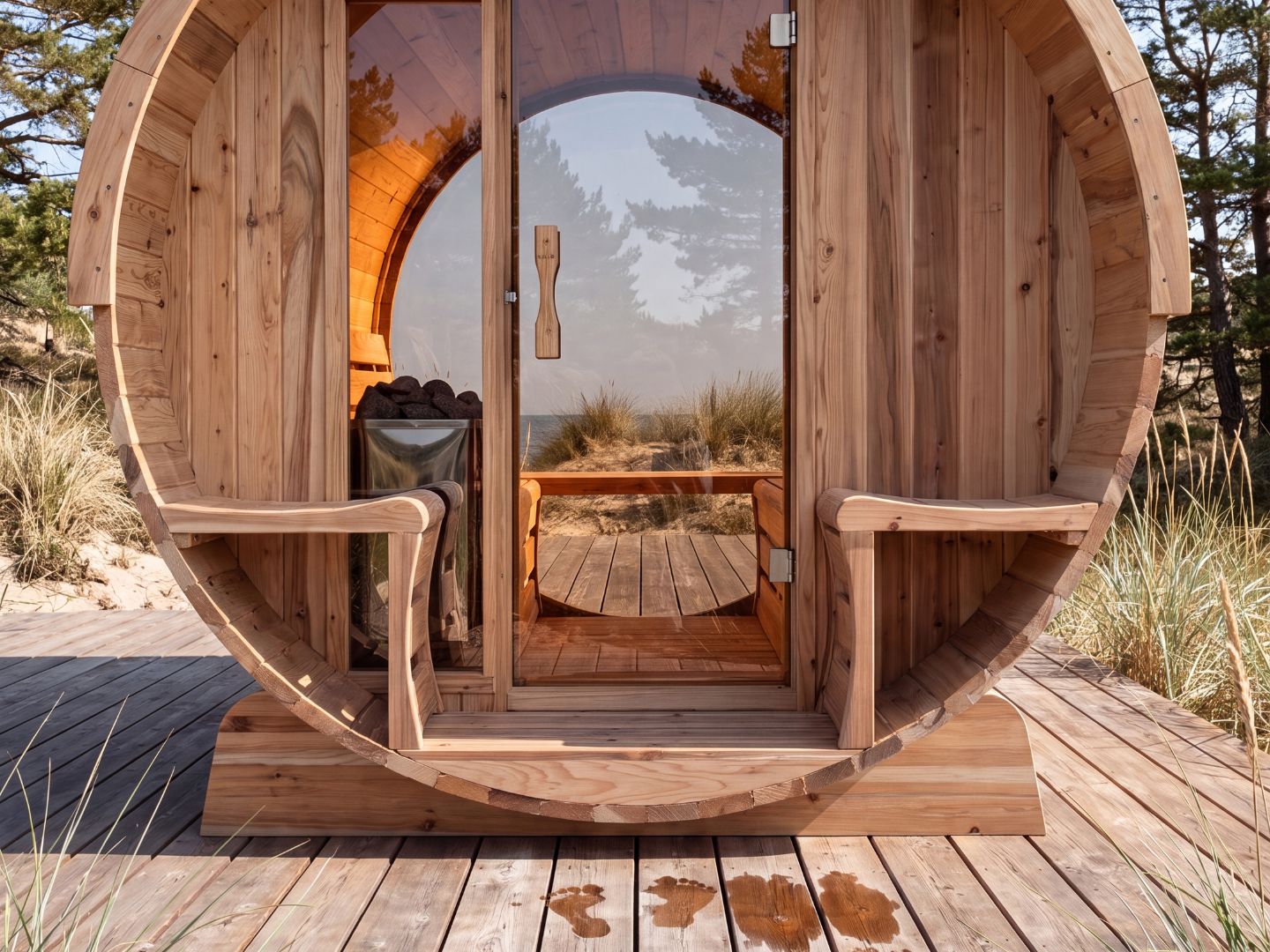 Ontario udesauna_Udensdørs sauna_Spa kompagniet
