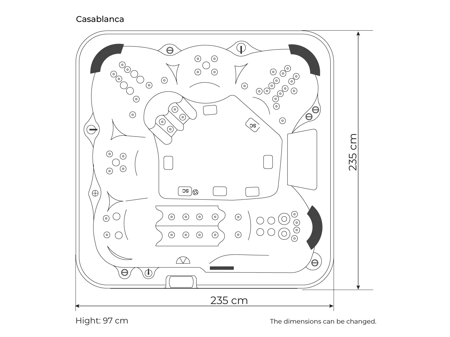 Casablanca udespa - Billede 5