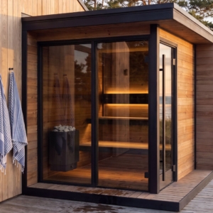 Åland udendørs sauna – stor